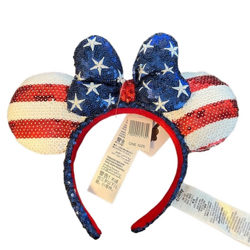 Disney Parks American Flag Ear Headband